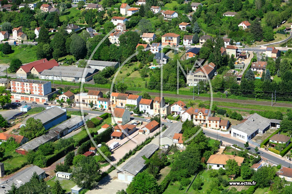 Photo arienne de Abrest (Les Graviers)