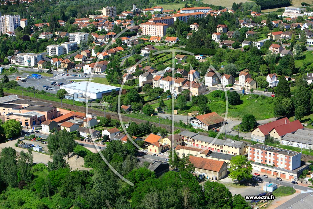 Photo arienne de Abrest (Les Graviers)
