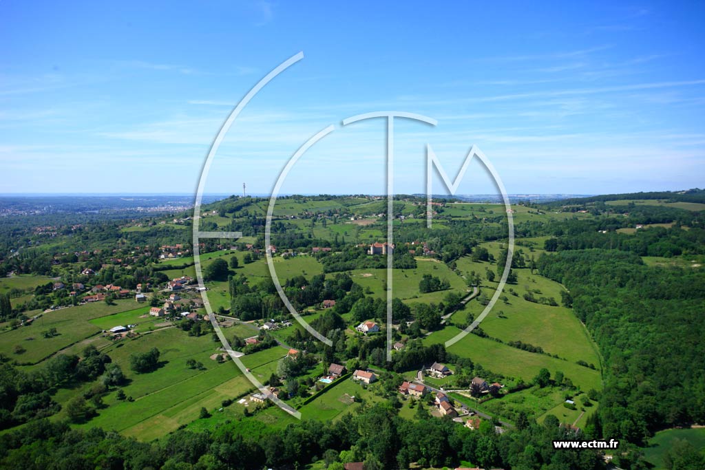 Photo arienne de Abrest (Les Rmondins)