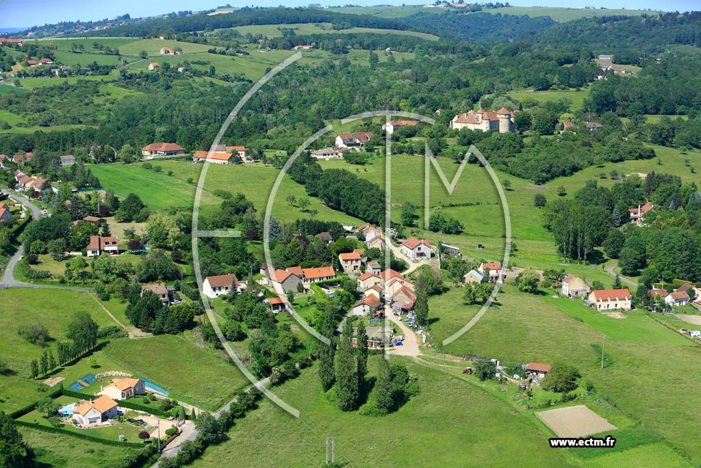 Photo arienne de Abrest (Les Rmondins)