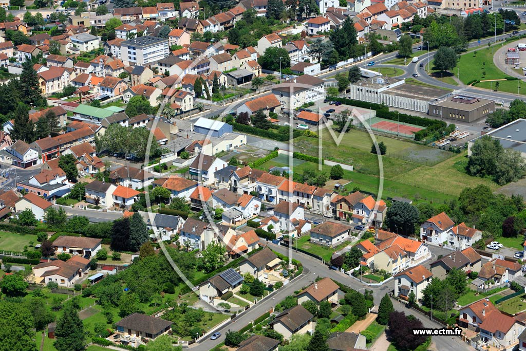 Photo arienne de Bellerive-sur-Allier