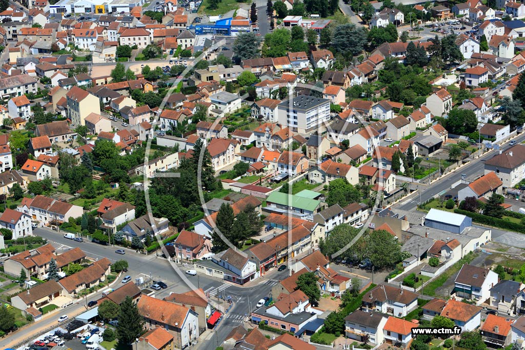 Photo arienne de Bellerive-sur-Allier