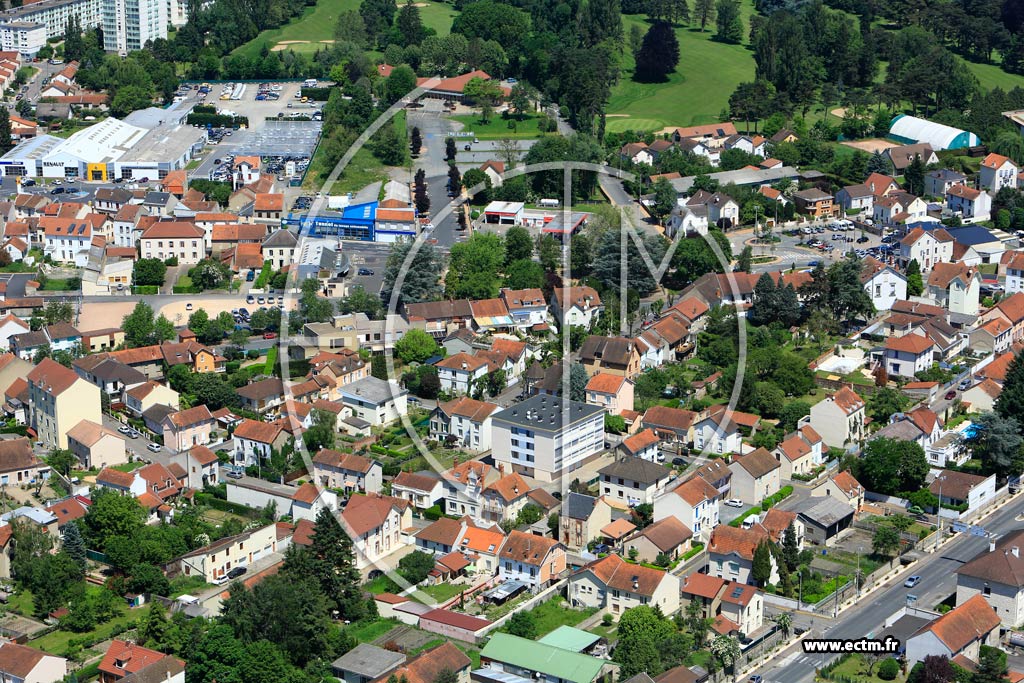 Photo arienne de Bellerive-sur-Allier