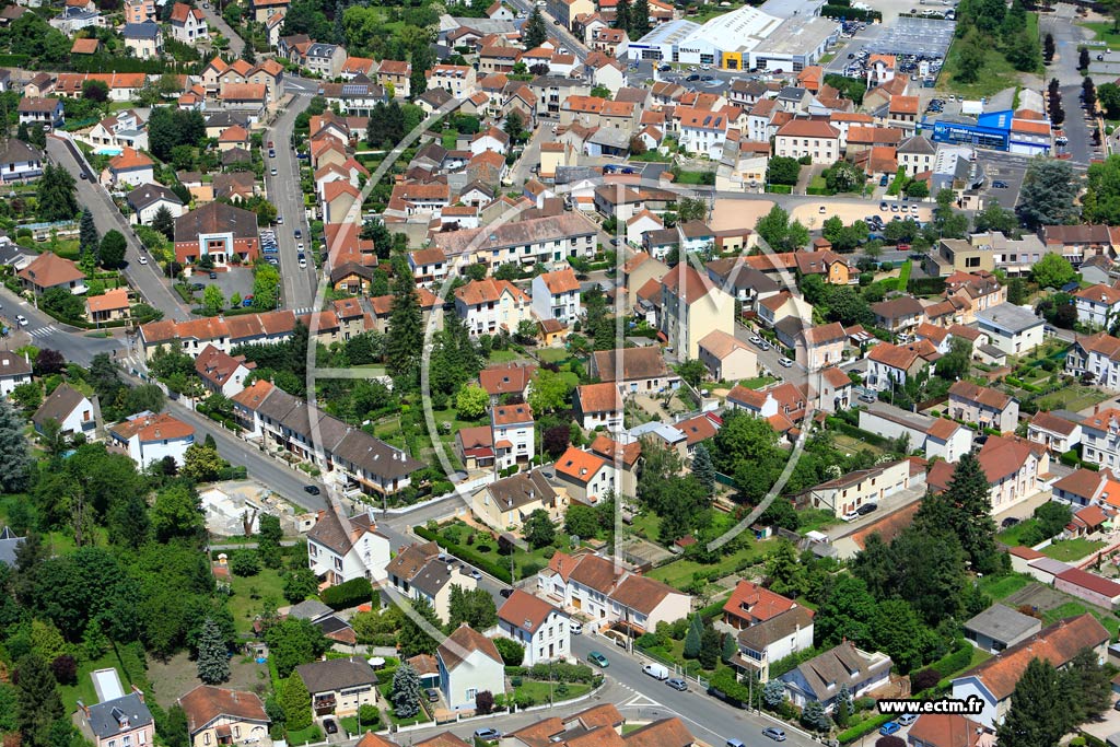 Photo arienne de Bellerive-sur-Allier