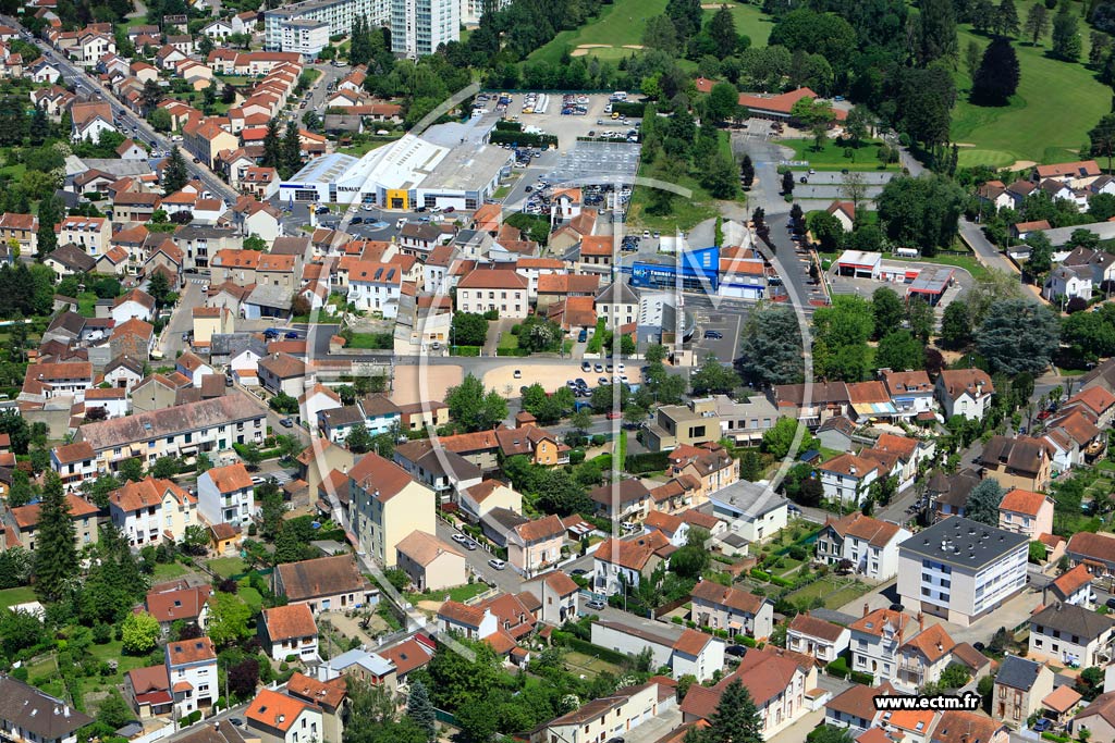 Photo arienne de Bellerive-sur-Allier