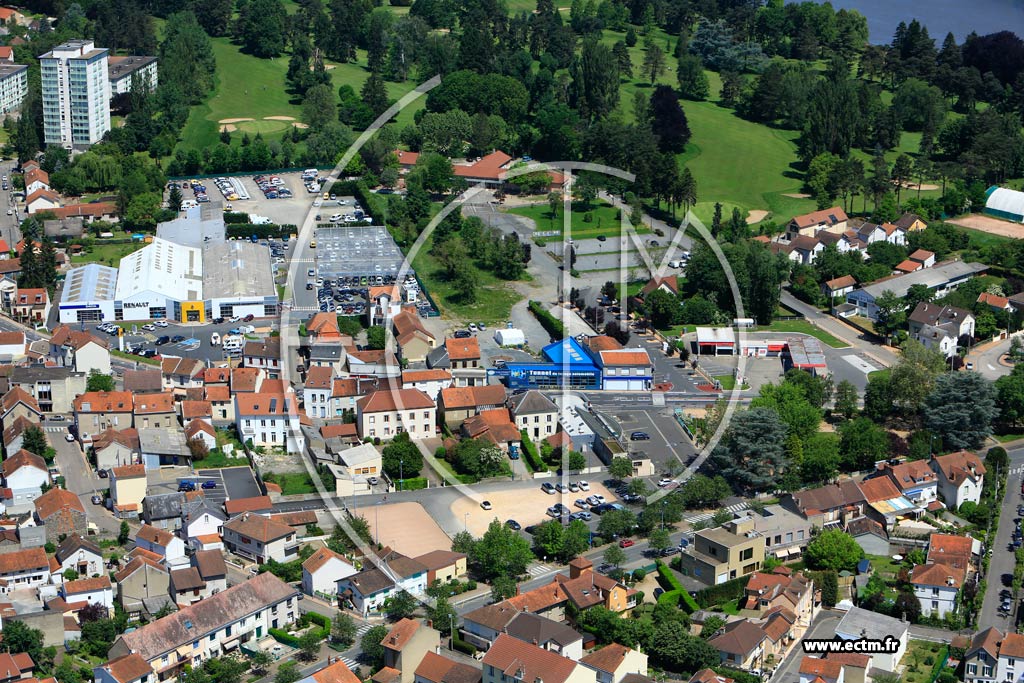 Photo arienne de Bellerive-sur-Allier