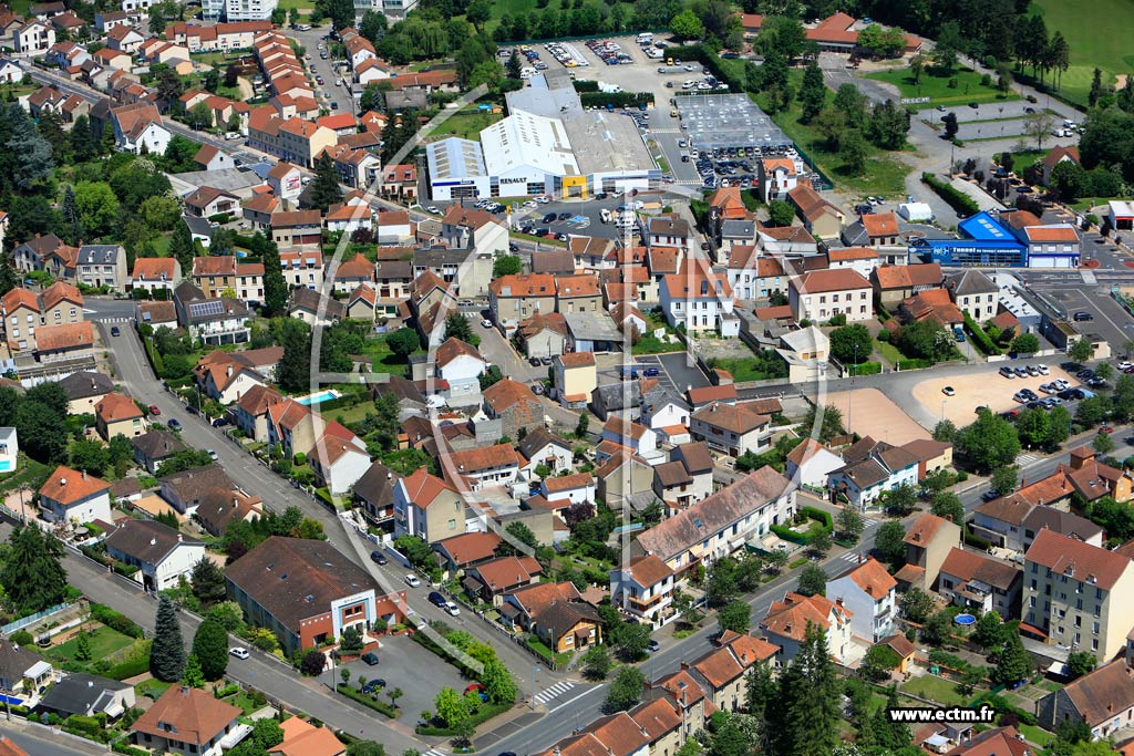 Photo arienne de Bellerive-sur-Allier
