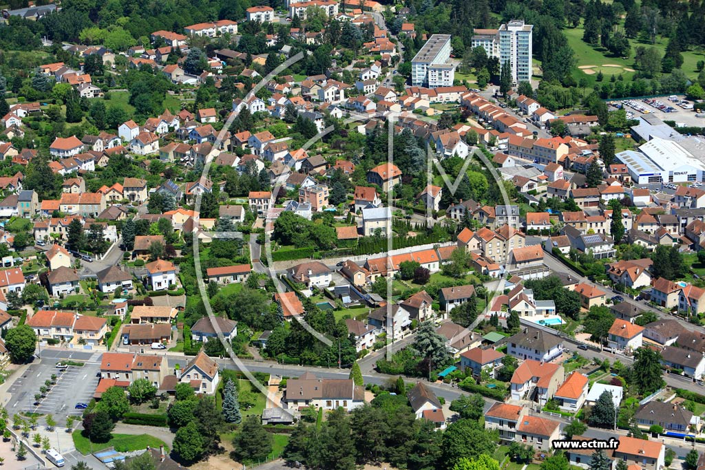 Photo arienne de Bellerive-sur-Allier