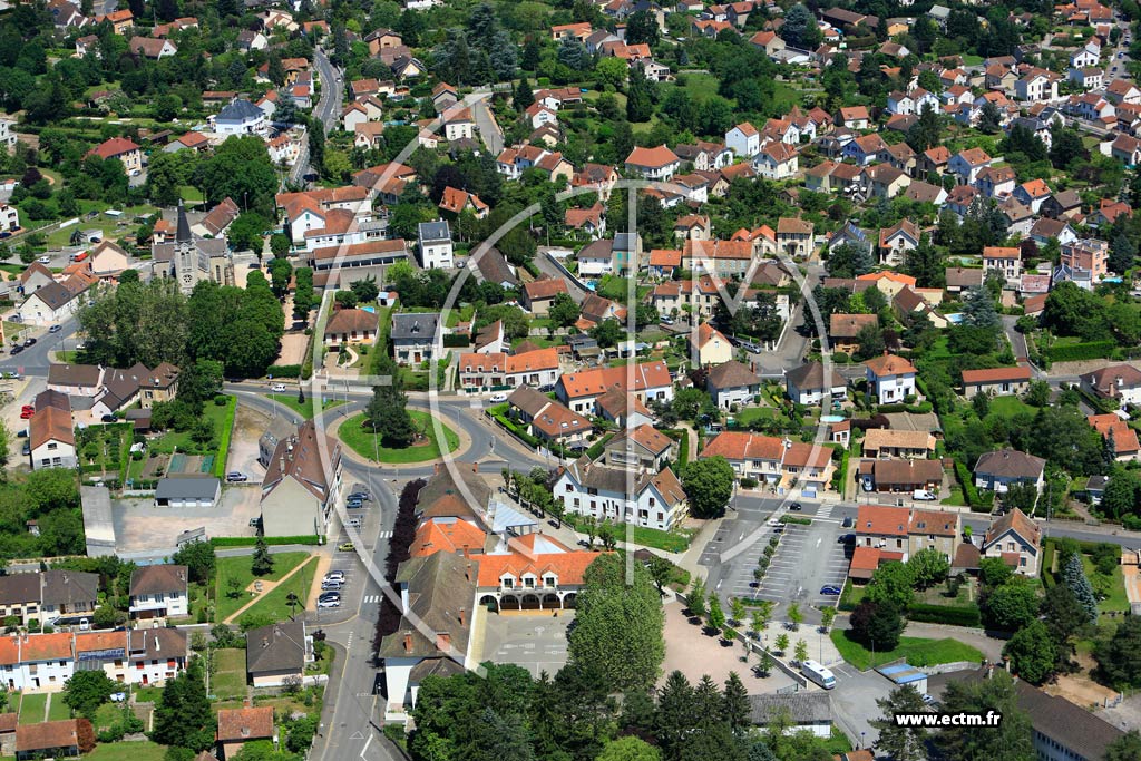 Photo arienne de Bellerive-sur-Allier