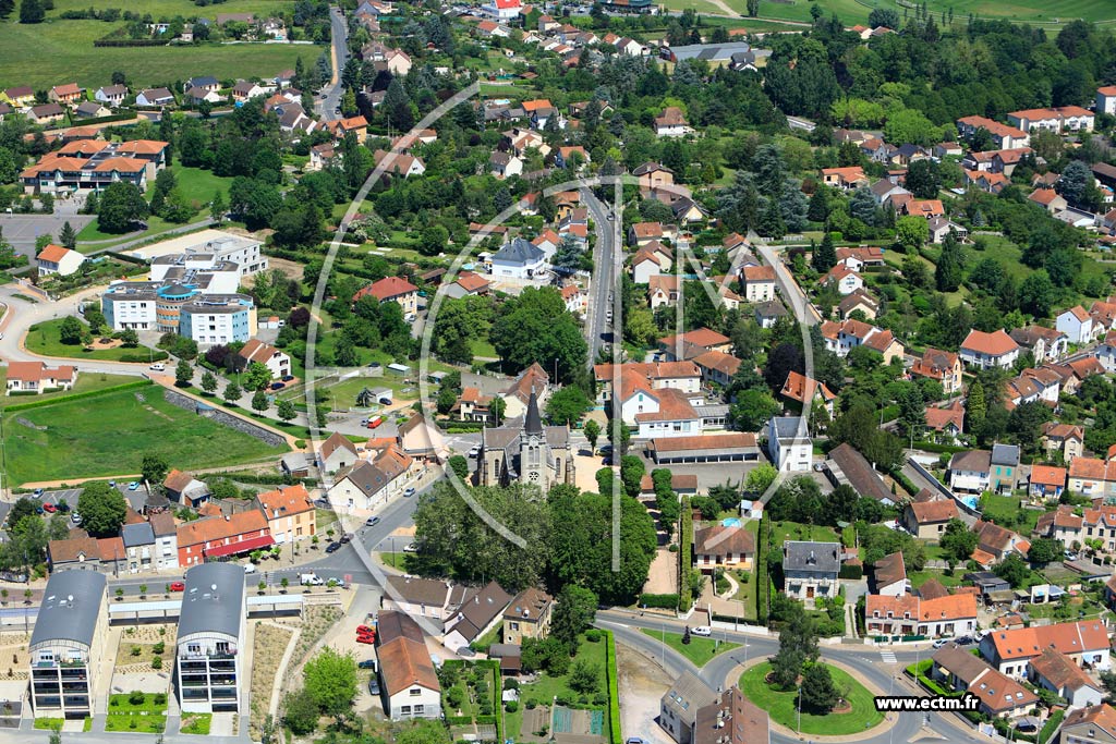 Photo arienne de Bellerive-sur-Allier