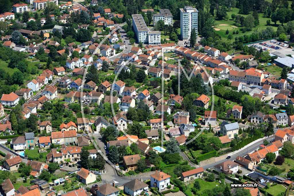 Photo arienne de Bellerive-sur-Allier