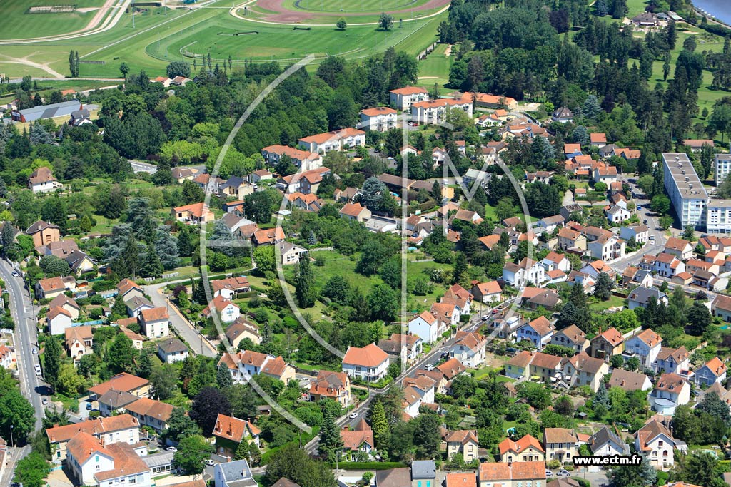 Photo arienne de Bellerive-sur-Allier