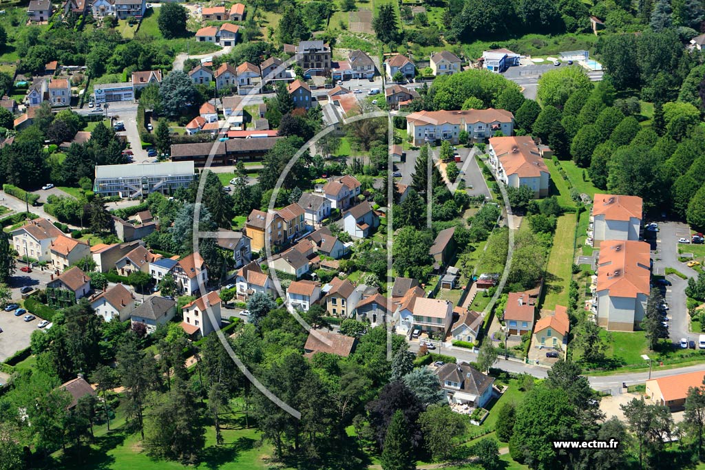 Photo arienne de Bellerive-sur-Allier