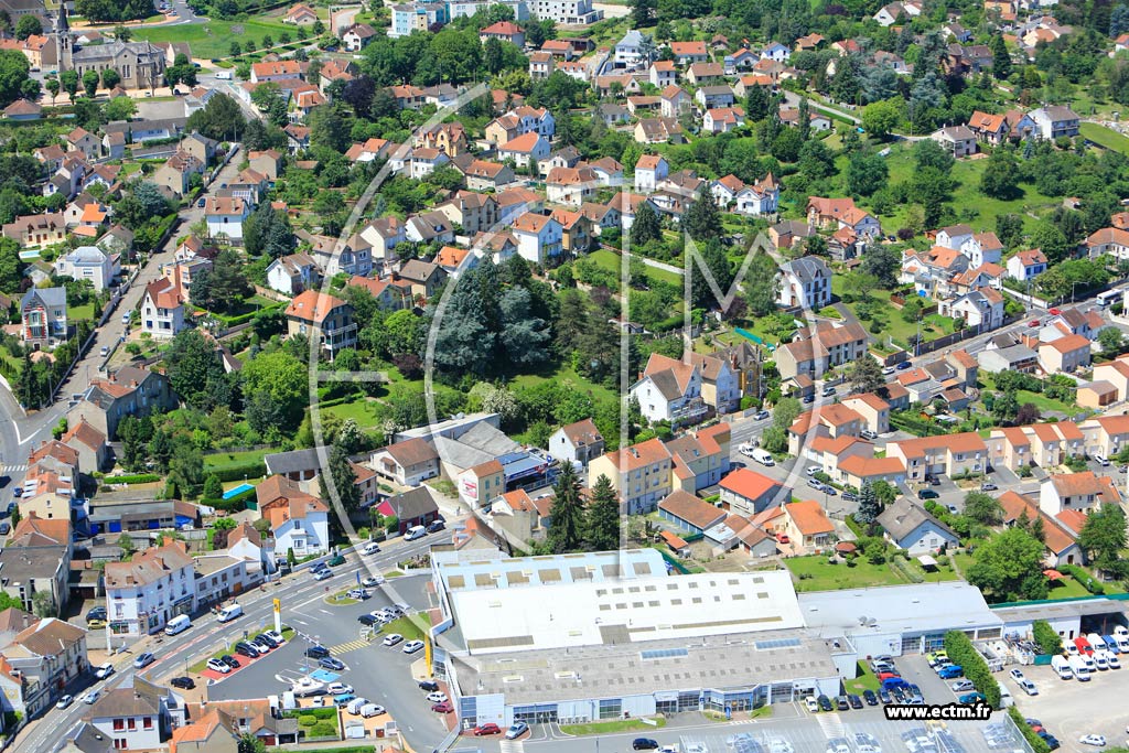 Photo arienne de Bellerive-sur-Allier