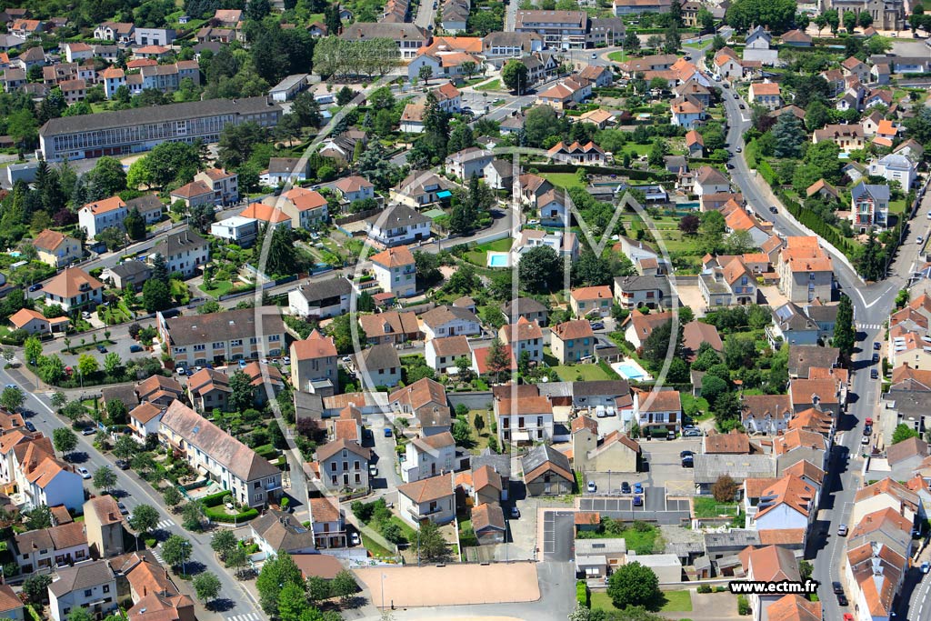 Photo arienne de Bellerive-sur-Allier