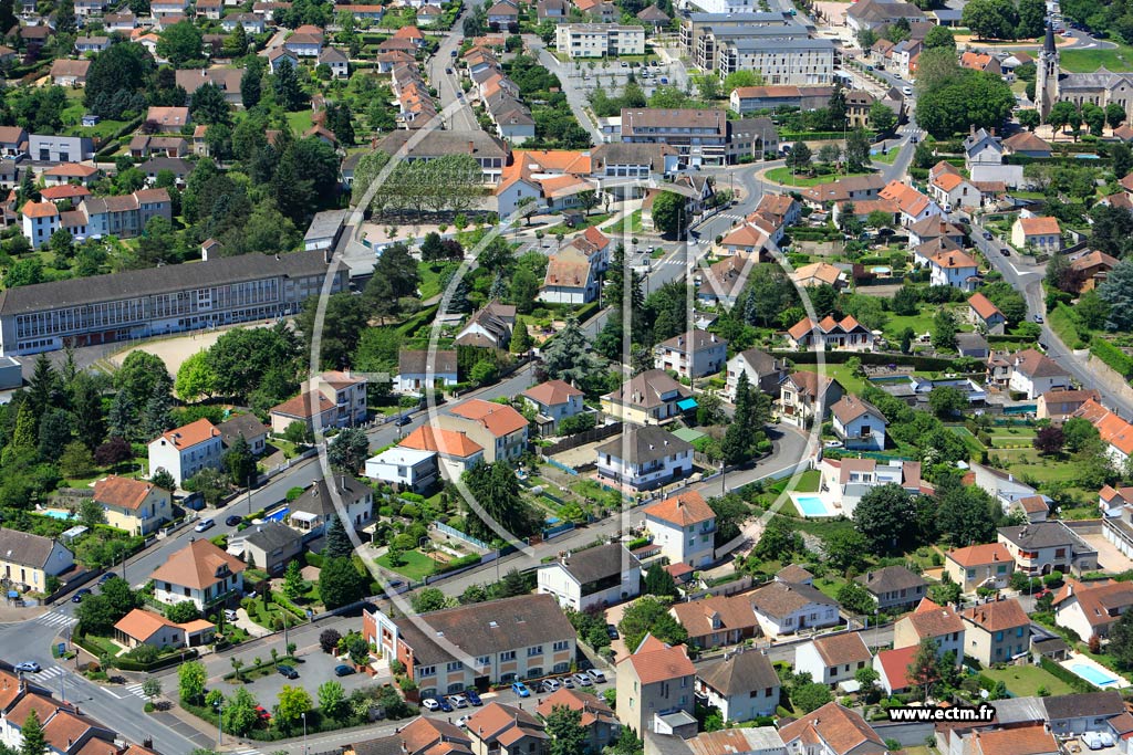 Photo arienne de Bellerive-sur-Allier