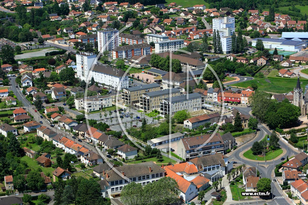 Photo arienne de Bellerive-sur-Allier