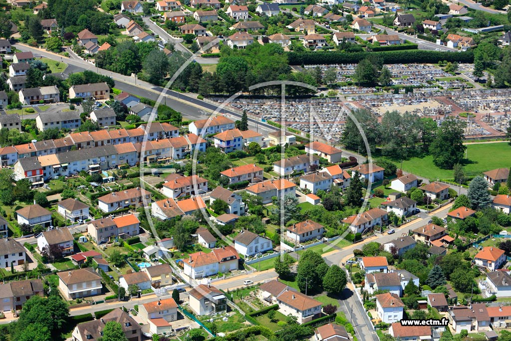 Photo arienne de Bellerive-sur-Allier