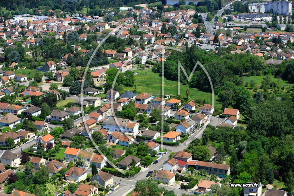 Photo arienne de Bellerive-sur-Allier