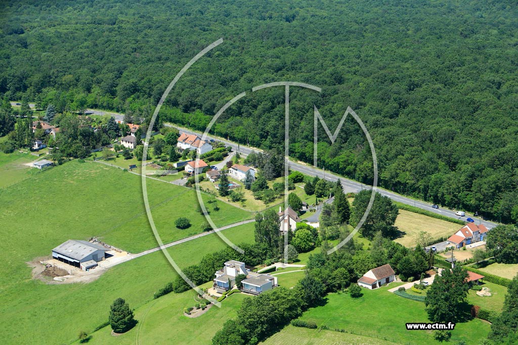 Photo arienne de Bellerive-sur-Allier (Champ Roubeau)