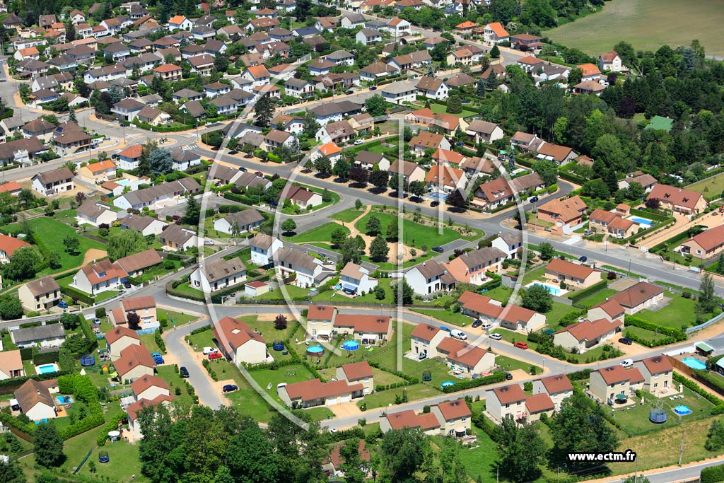 Photo arienne de Bellerive-sur-Allier (Chantemerle)