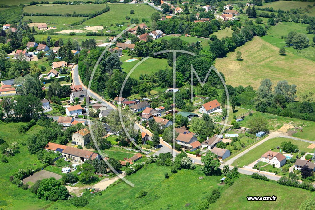 Photo arienne de Bellerive-sur-Allier (Les Barges)