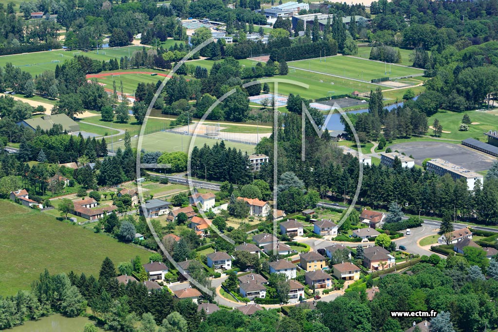 Photo arienne de Bellerive-sur-Allier (Les Guinames)
