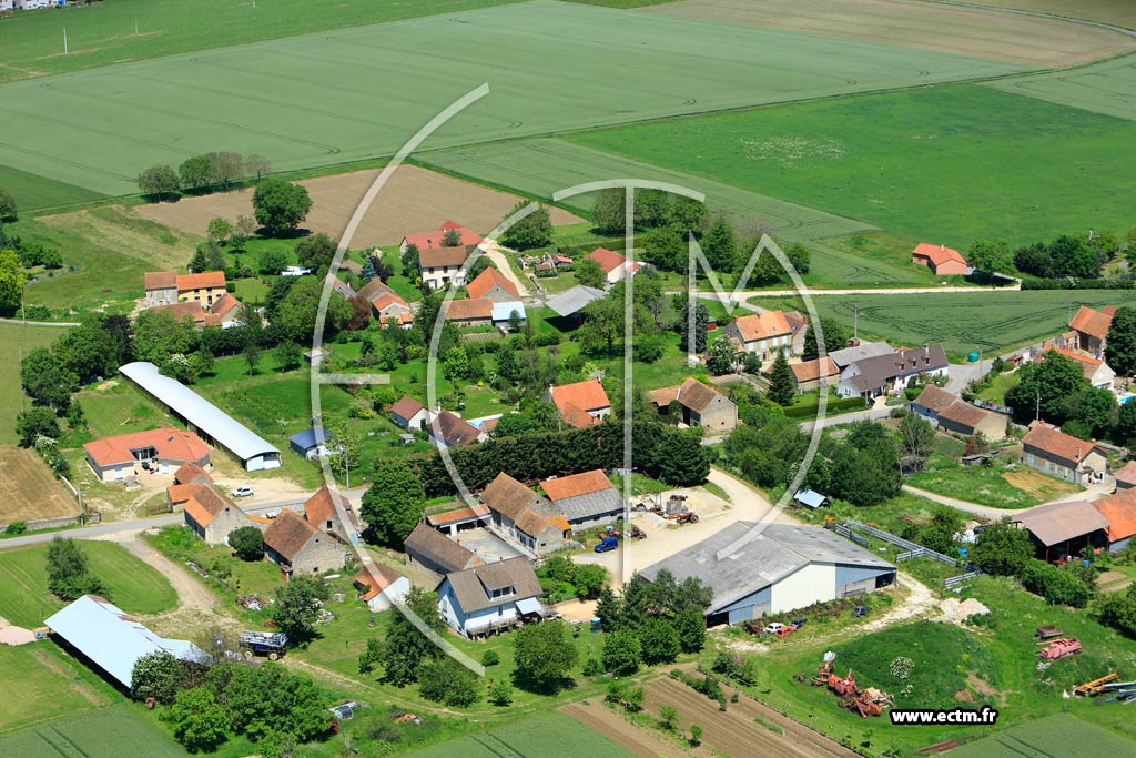 Photo arienne de Biozat (Les Cluzeaux)