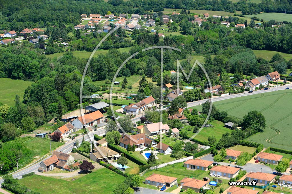 Photo arienne de Charmeil (La Monte du Loup)