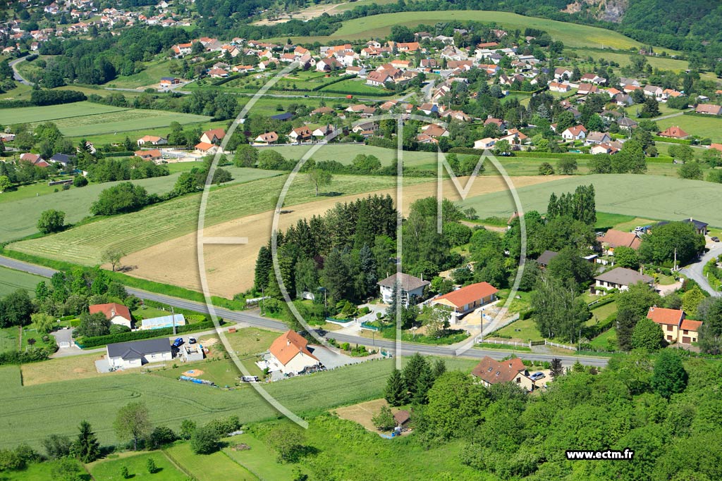 Photo arienne de Le Vernet