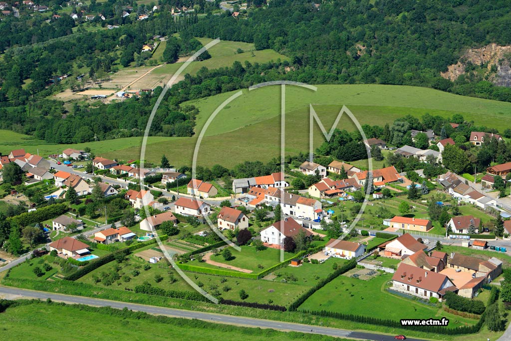 Photo arienne de Le Vernet (Barantan)