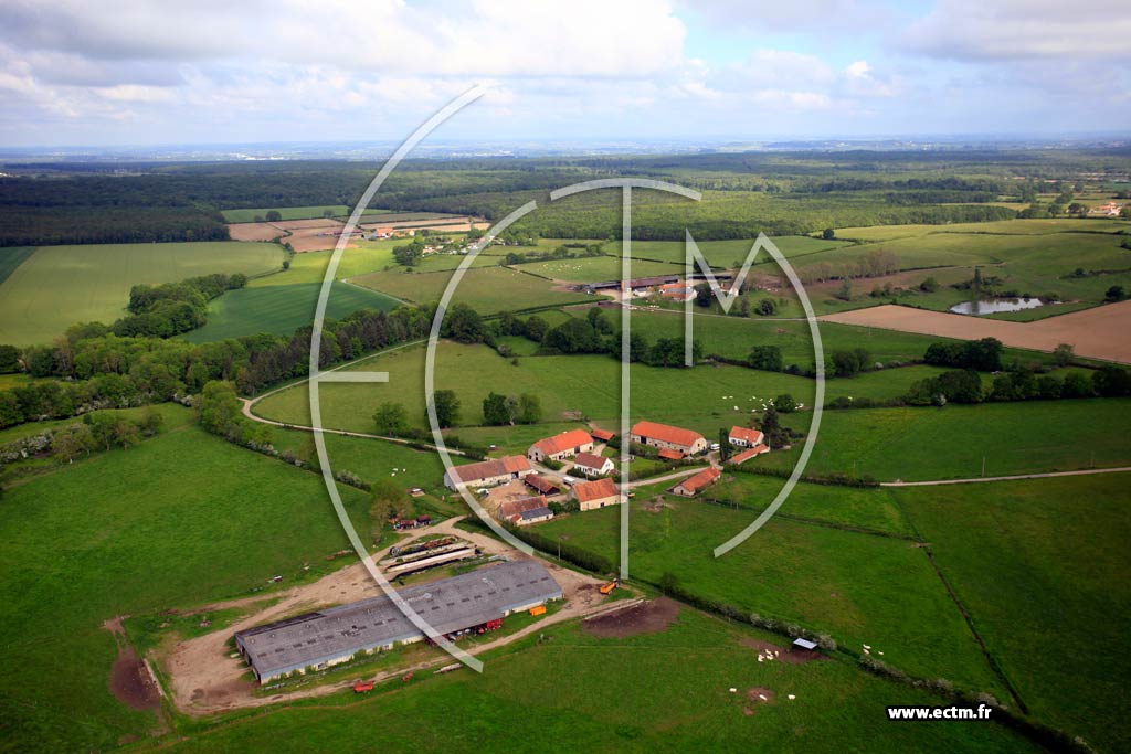 Photo arienne de Marcenat (La Petite Fort)