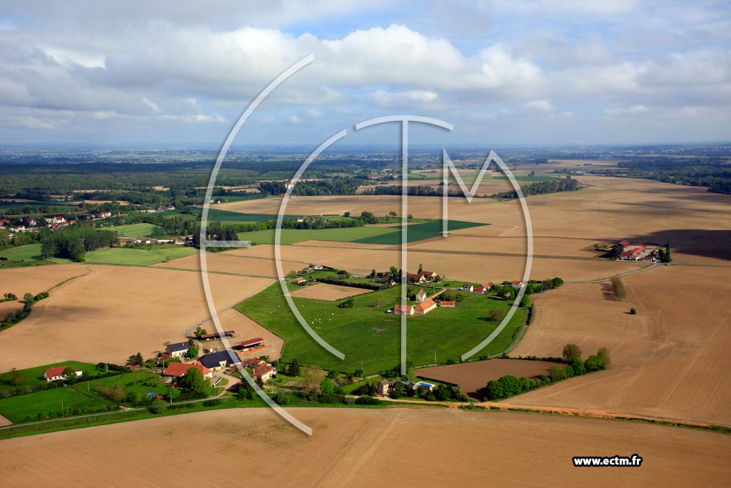 Photo arienne de Marcenat (Le Grand Breuil)