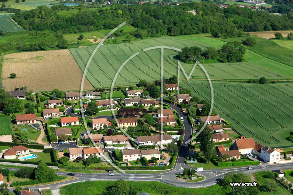 Photo arienne de Saint-Germain-des-Fosss (Bourzat)