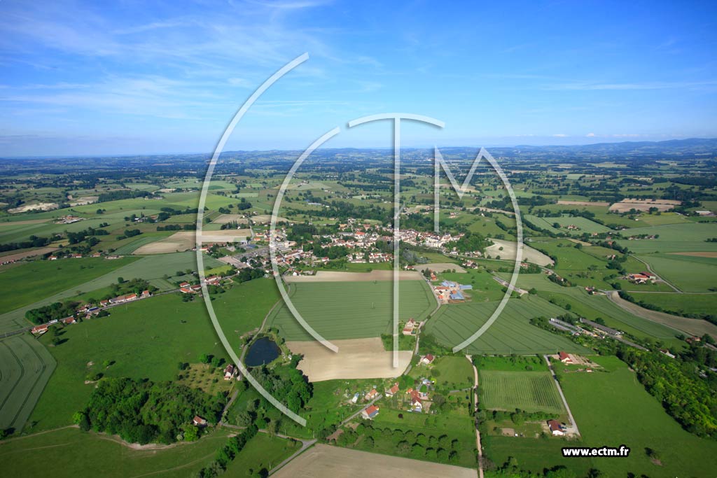 Photo arienne de Saint-Grand-le-Puy