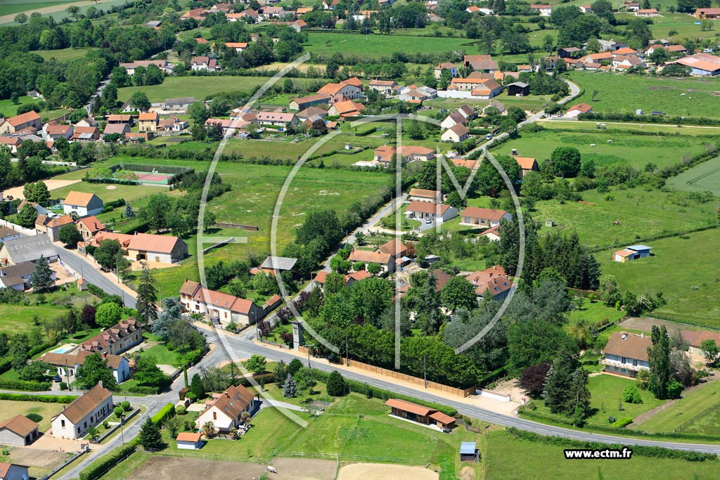 Photo arienne de Saint-Pont