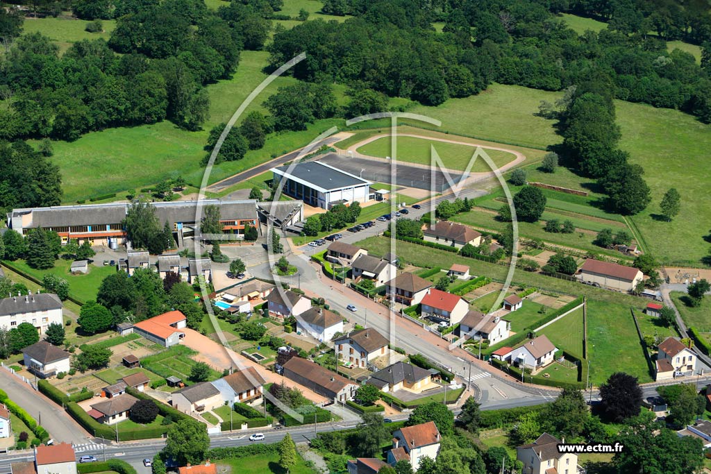 Photo arienne de Saint-Yorre