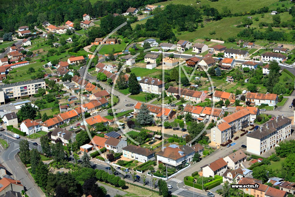 Photo arienne de Saint-Yorre