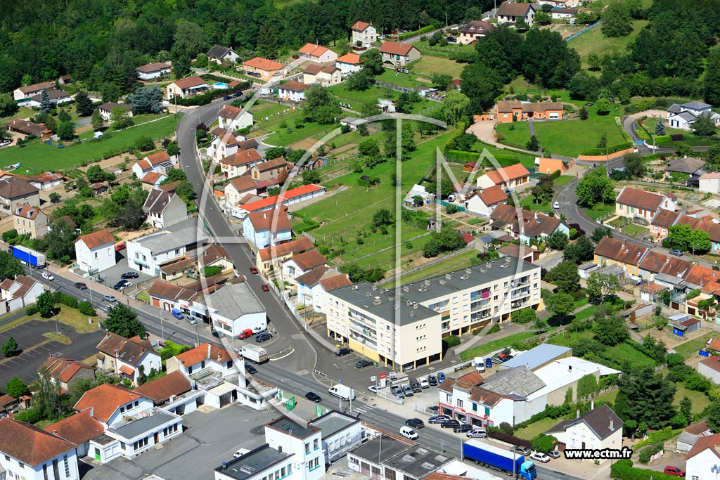 Photo arienne de Saint-Yorre