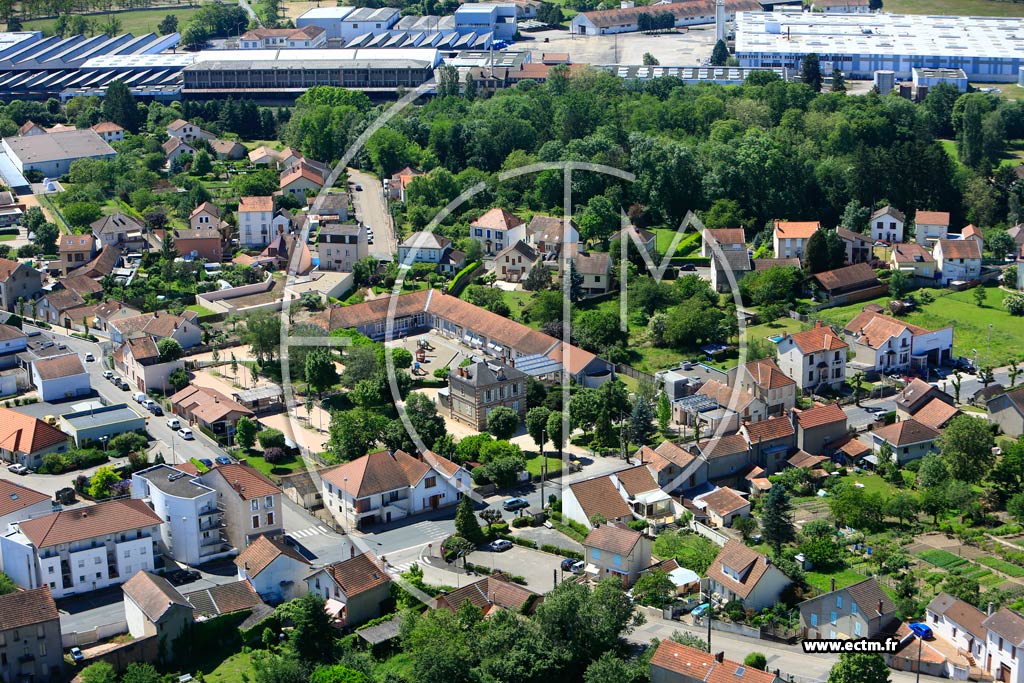 Photo arienne de Saint-Yorre
