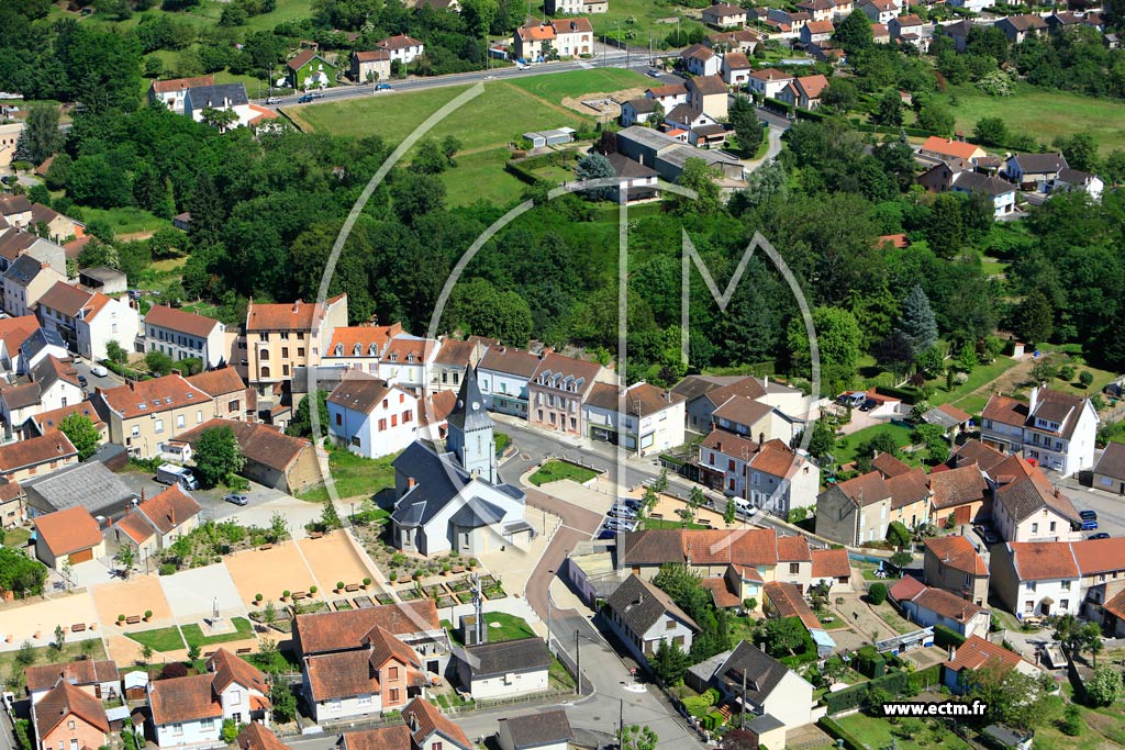 Photo arienne de Saint-Yorre