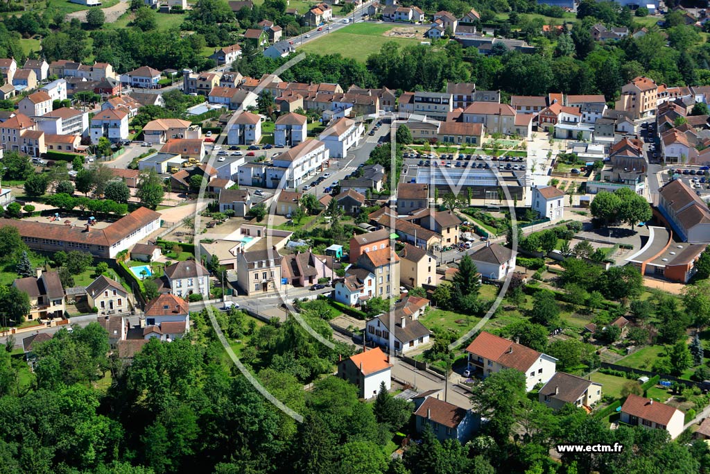 Photo arienne de Saint-Yorre