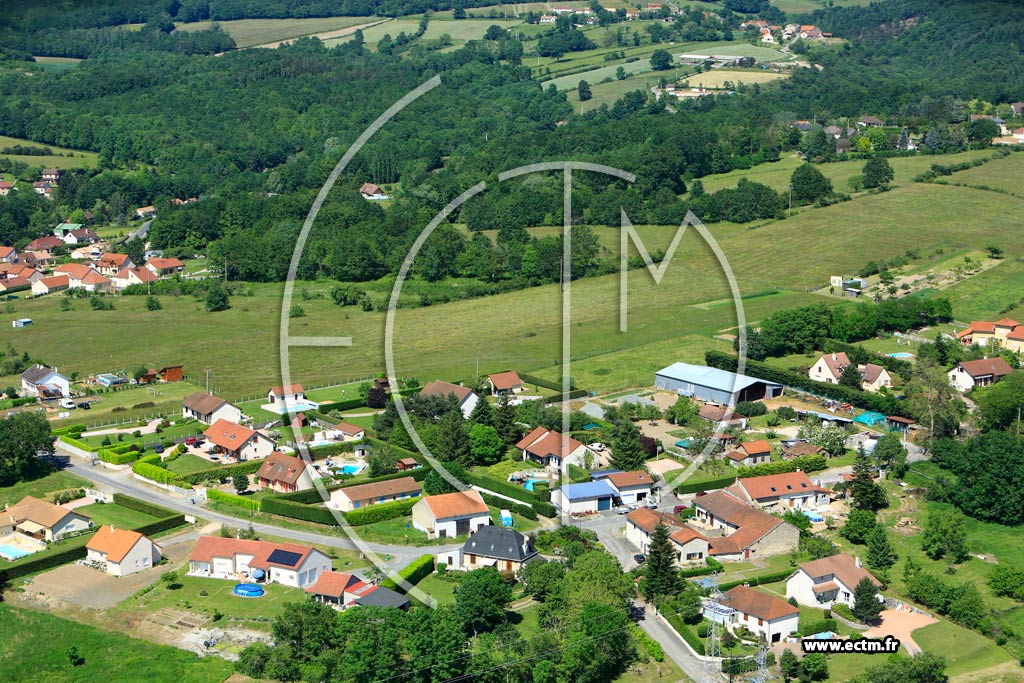 Photo arienne de Saint-Yorre (Les Fiats)