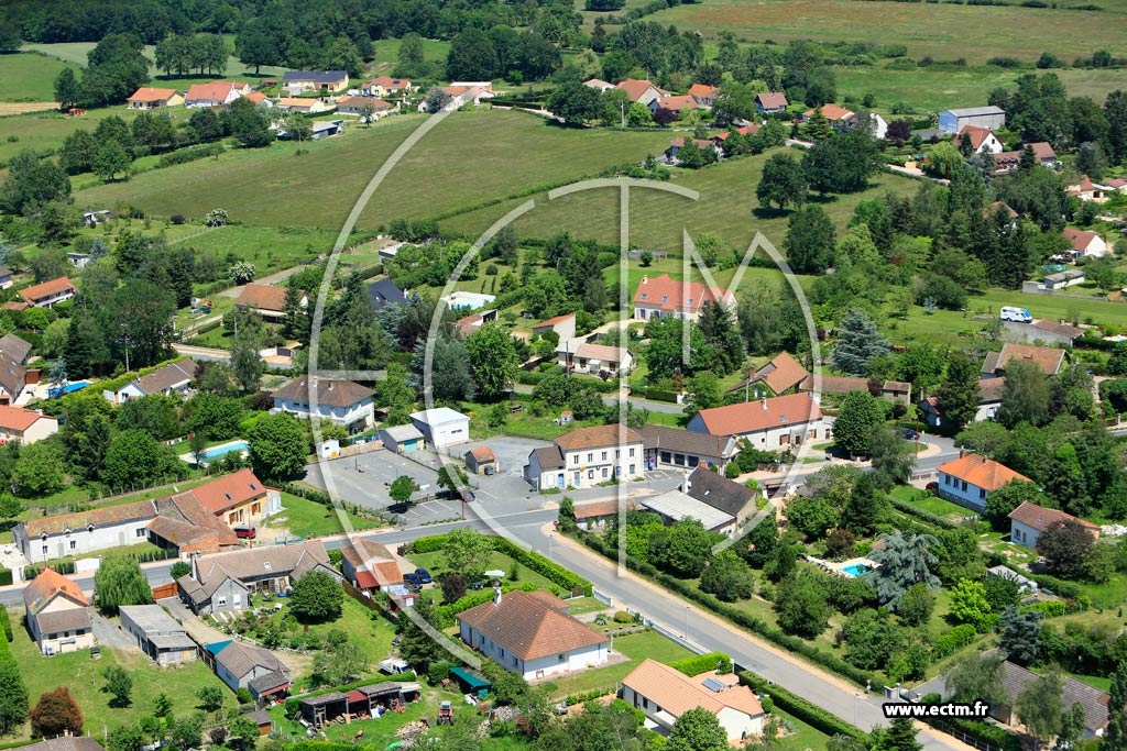 Photo arienne de Vendat (Les Landes)