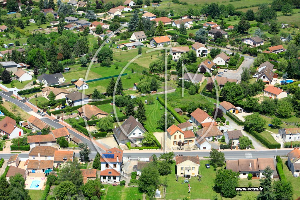 Photo arienne de Vendat (Les Landes)