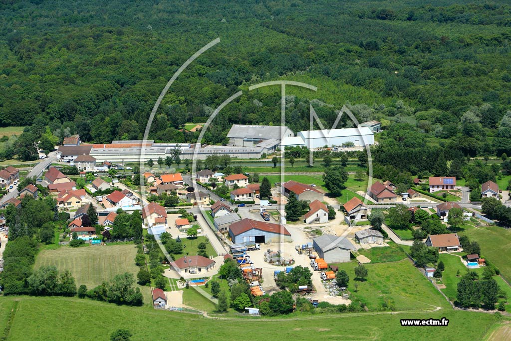 Photo arienne de Abergement-la-Ronce
