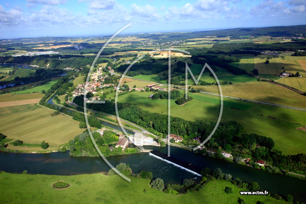 Photo arienne de Audelange