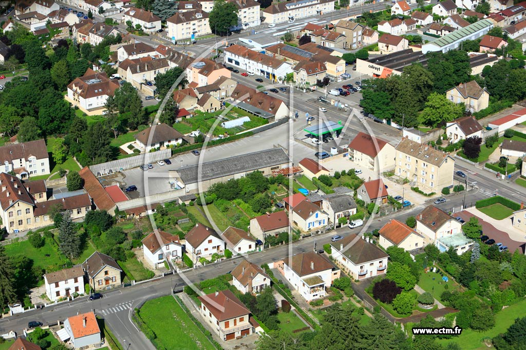 Photo arienne de Dole