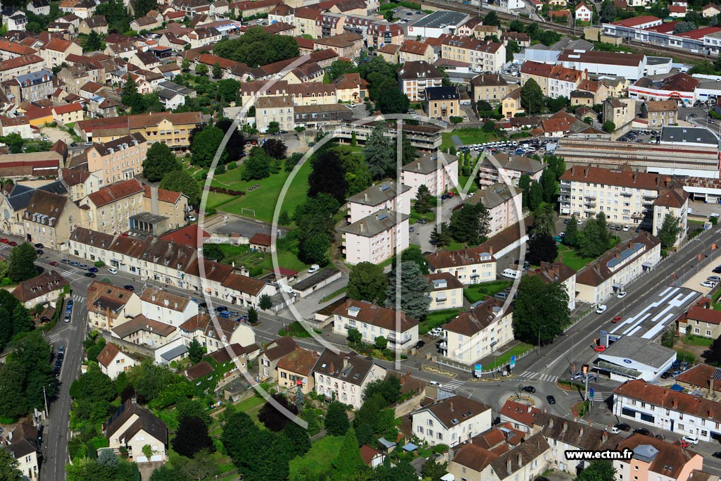Photo arienne de Dole