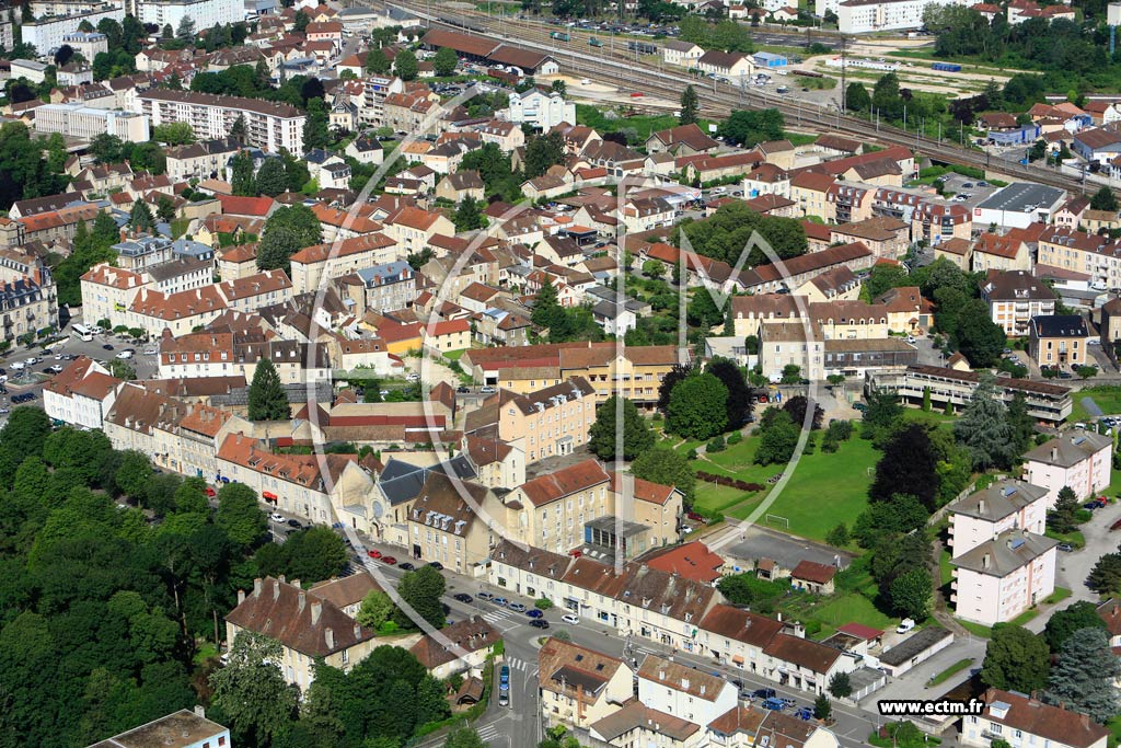 Photo arienne de Dole